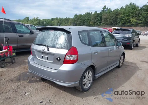2008 Honda Fit Sport из США, поврежденный, VIN JHMGD38698S028164